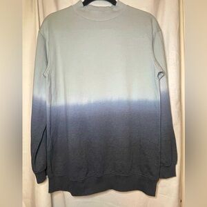 NWOT BP Blue Ombre Crewneck Pullover Sweatshirt Size S